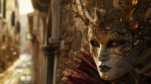 Découvrez l'élégance du masque vénitien